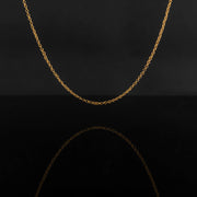 21 karat gold jewelry Chain design front view | ZAMAN HANDMADE JEWELRY